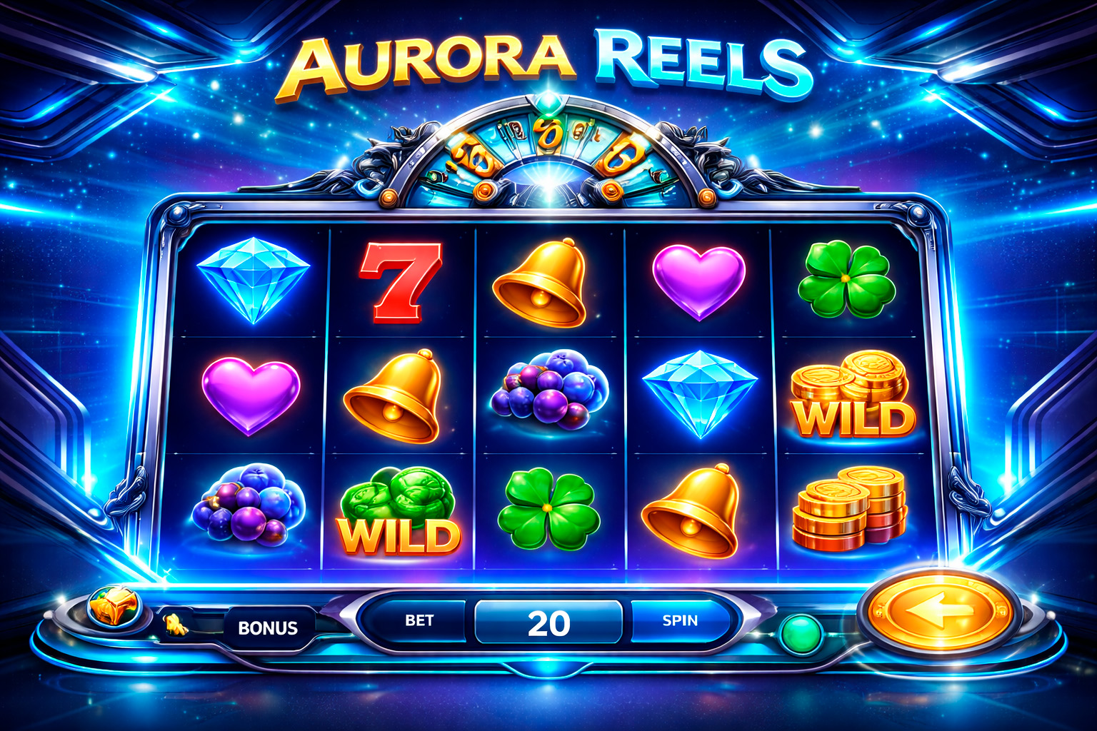 Aurora Reels -pelin kuvitus